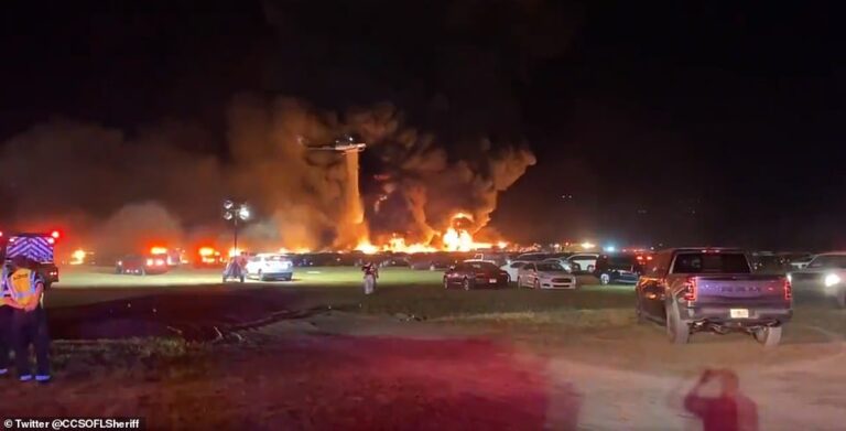 Huge fire contained at RSW but 3500 rental cars destroyed
