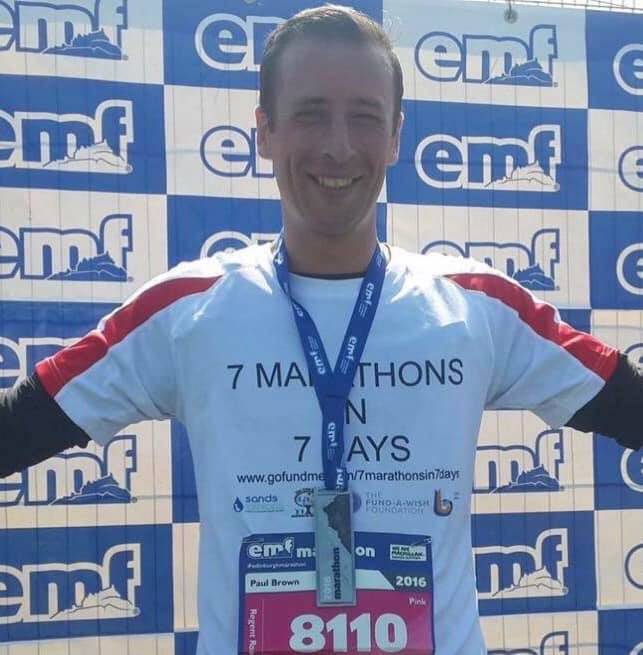 Armadale man taking on accumulator challenge that will see him run 496 miles throughout July.